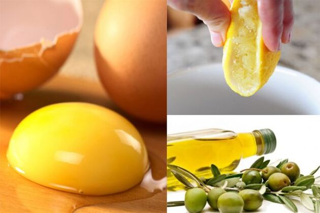 Maska z vaječného žloutku, olivového oleje a citronové šťávy vyrovnává pleť